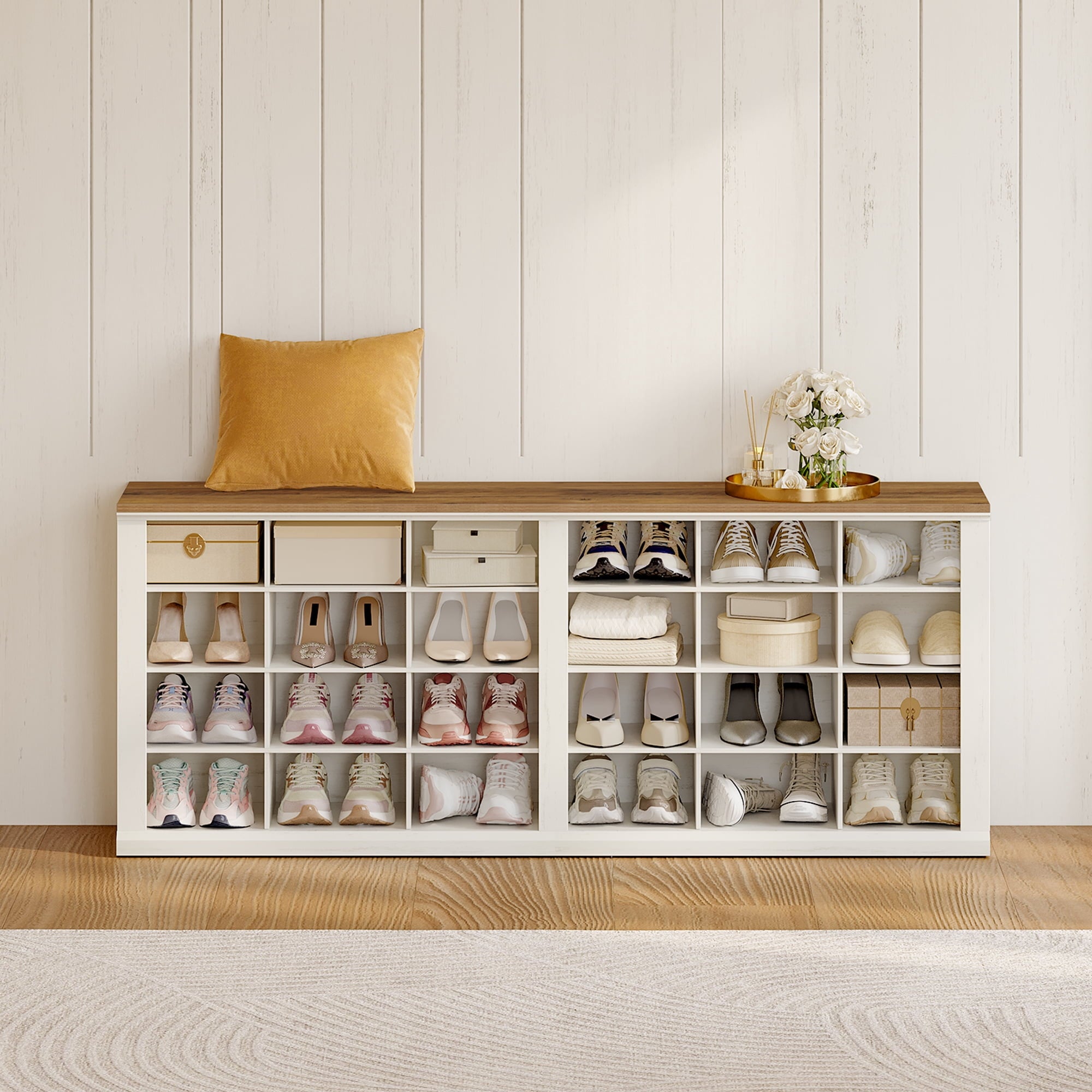 hzuaneri-living-room-schuhbank-antik-wei-24-f-cher-150-cm-breit image 8