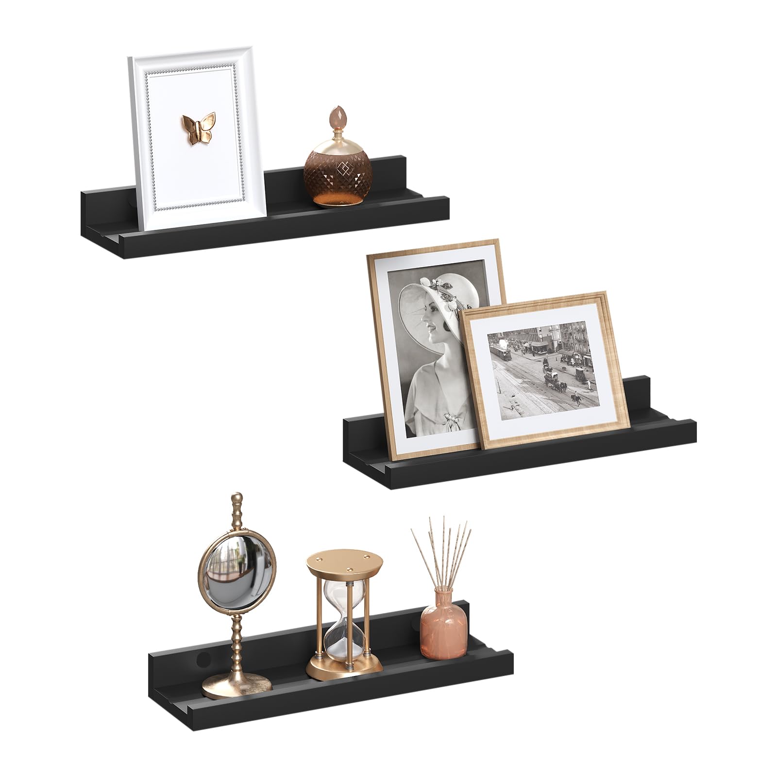 eugad-aufbewahrung-wandregal-schwarz-6er-set-40-cm-schweberegal image 8
