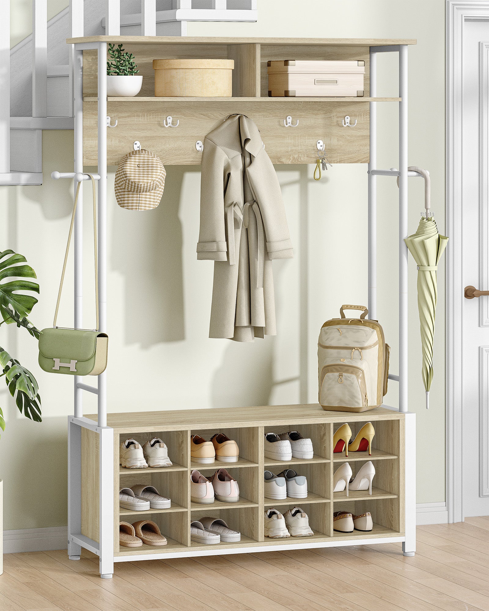 hzuaneri-living-room-ht17916w-garderobe-eiche-wei-110-cm-13-haken image 6