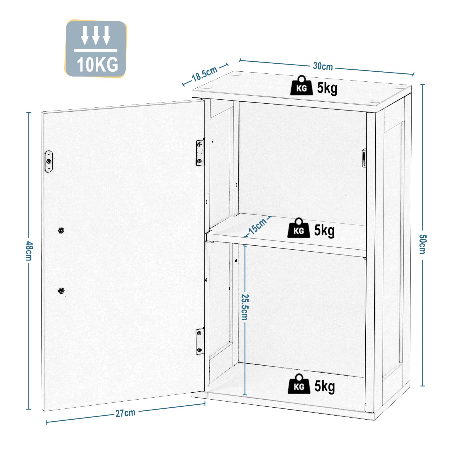 eugad-h-ngeschrank-wandschrank-wei-30x50x18-5-cm image 3