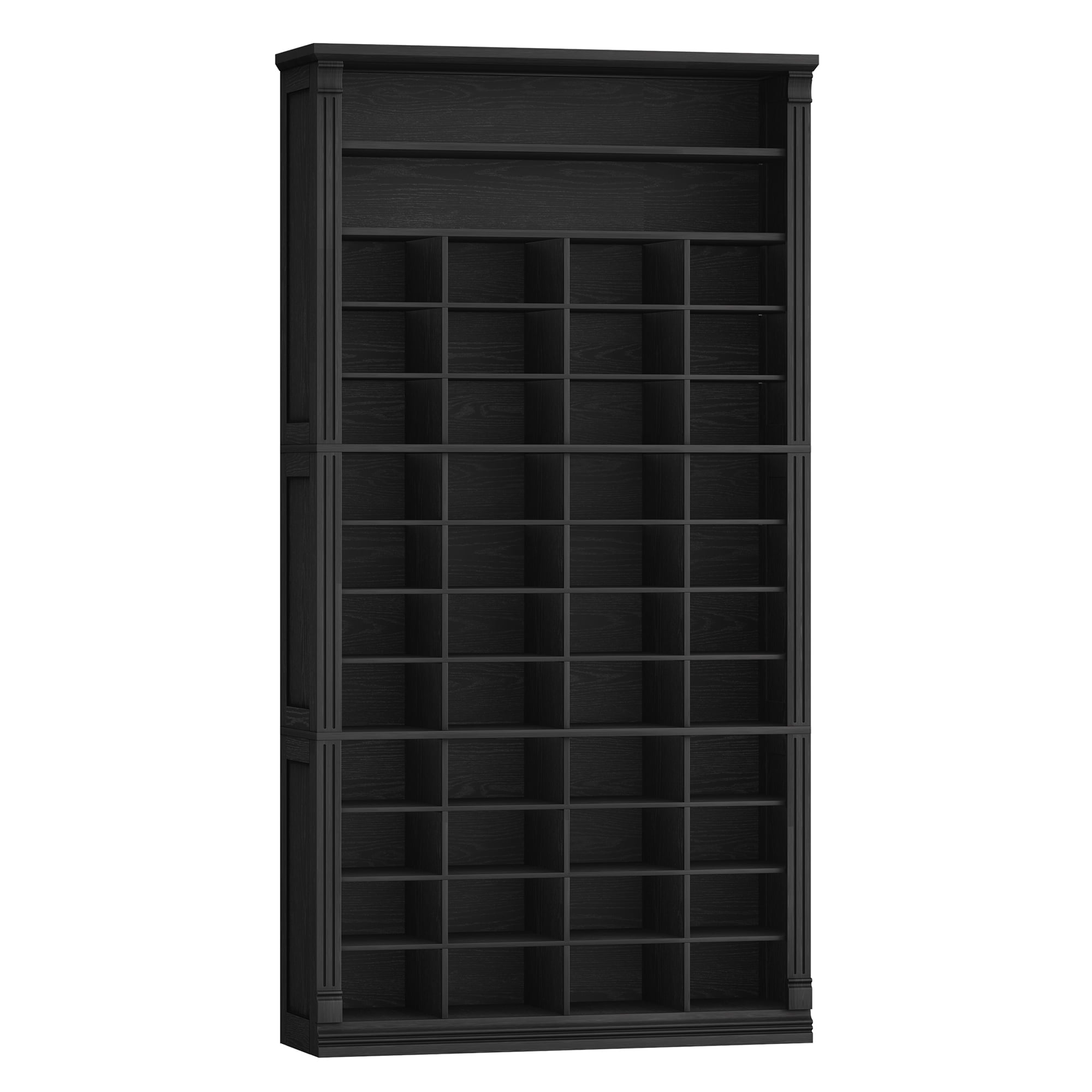 hzuaneri-sr41004x-schuhschrank-schwarz-13-f-cher-52-paare image 2