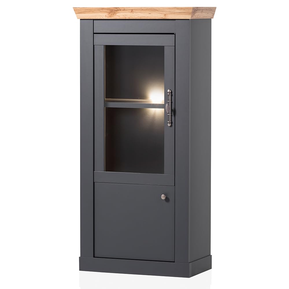 lomadox-wohnzimmer-wohnwand-eiche-anthrazit-mit-beleuchtung-242-cm image 3