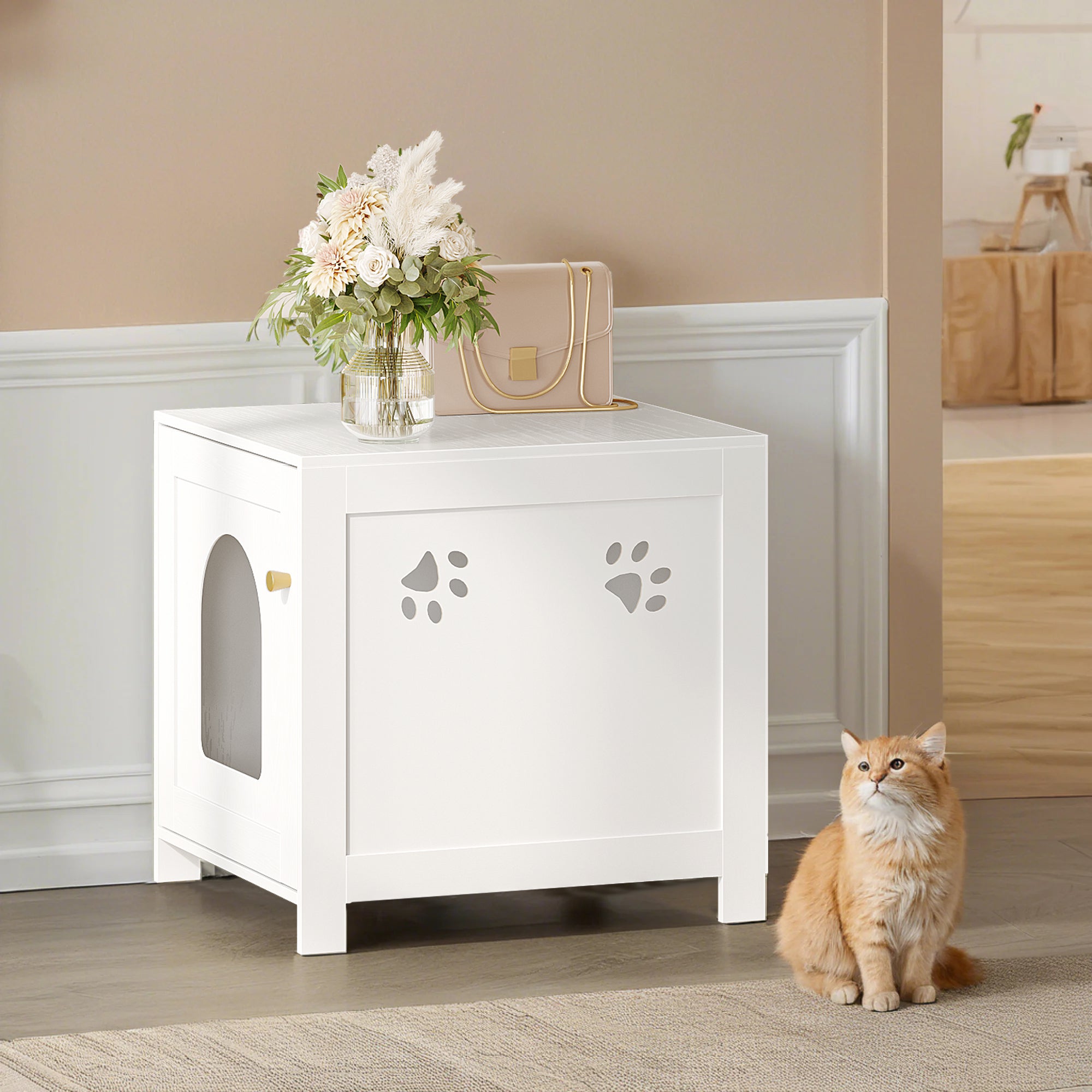 hzuaneri-pet-cb82213x-katzenklo-schrank-wei-52-cm image 5