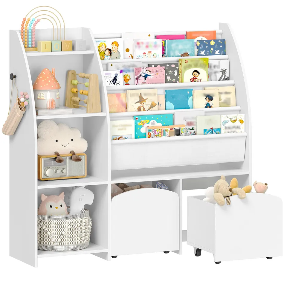 hzuaneri-living-room-kb12003w-kinderregal-wei-mit-kisten image 1