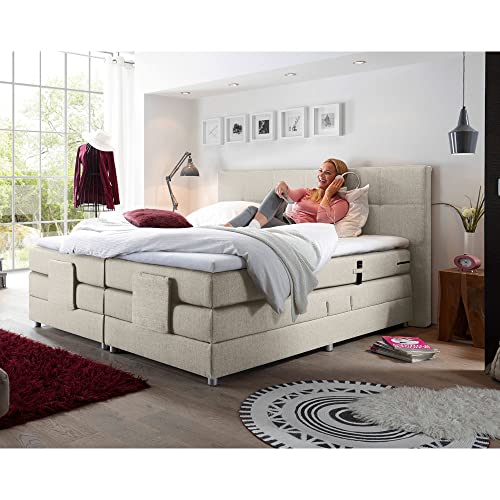 lomadox-boxspringbett-180x200-ivory-creme-elektrisch-h2-topper image 3