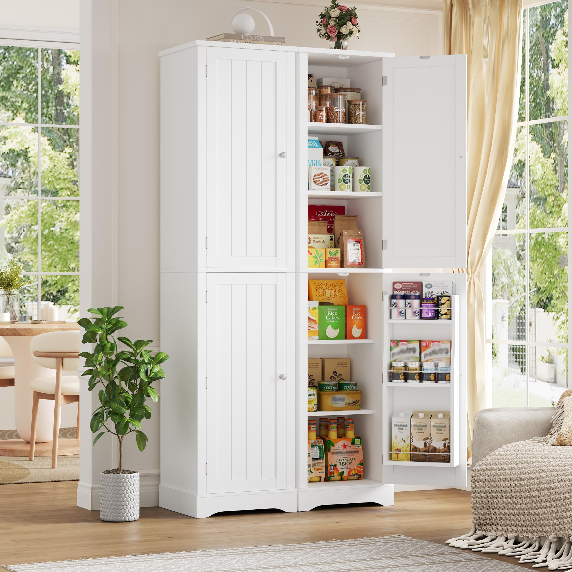 forehill-tall-bathroom-cabinet-badschrank-wei-180-cm-schmal image 5