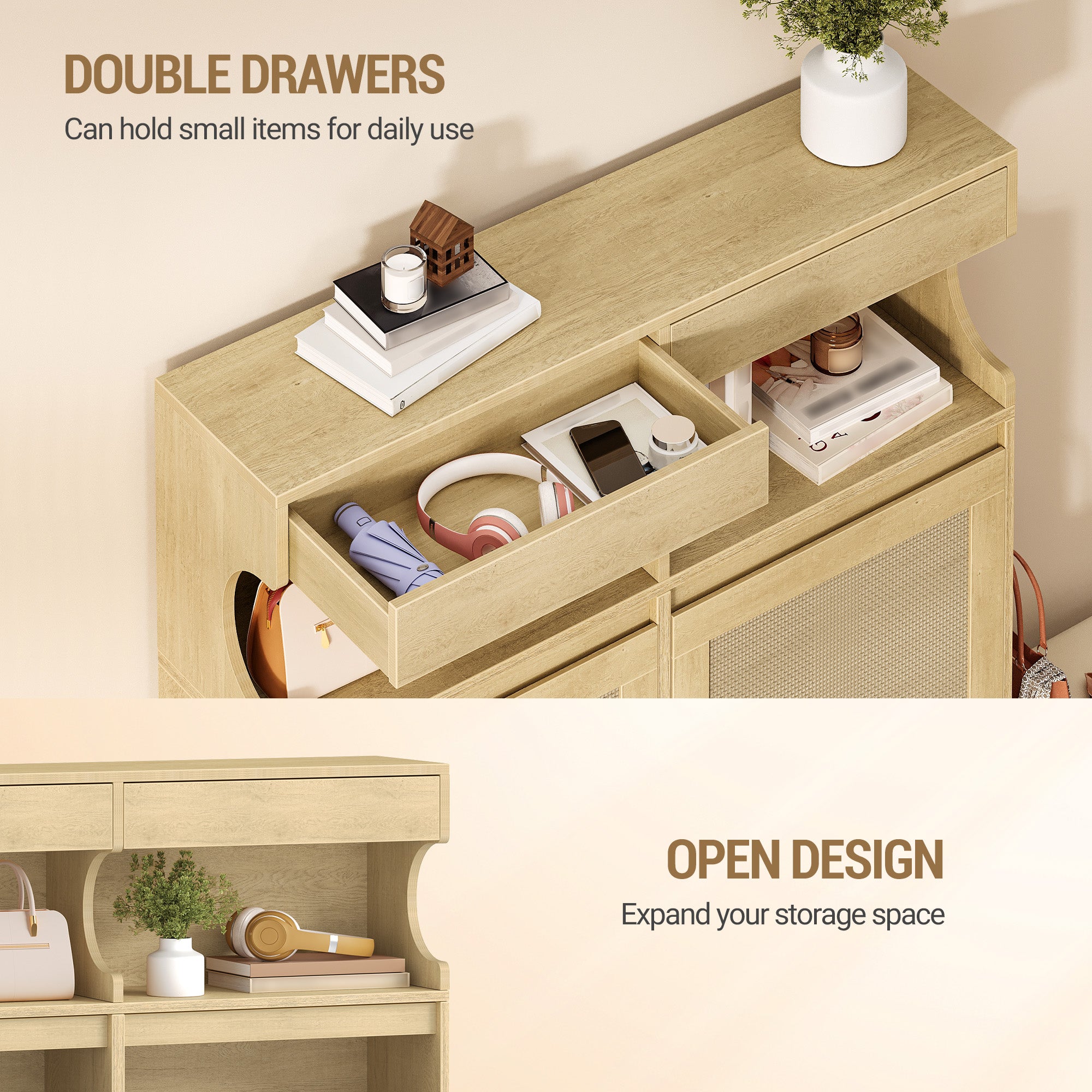 hzuaneri-sr56702y-schuhschrank-gelb-rattan-20-paare-100-cm image 3
