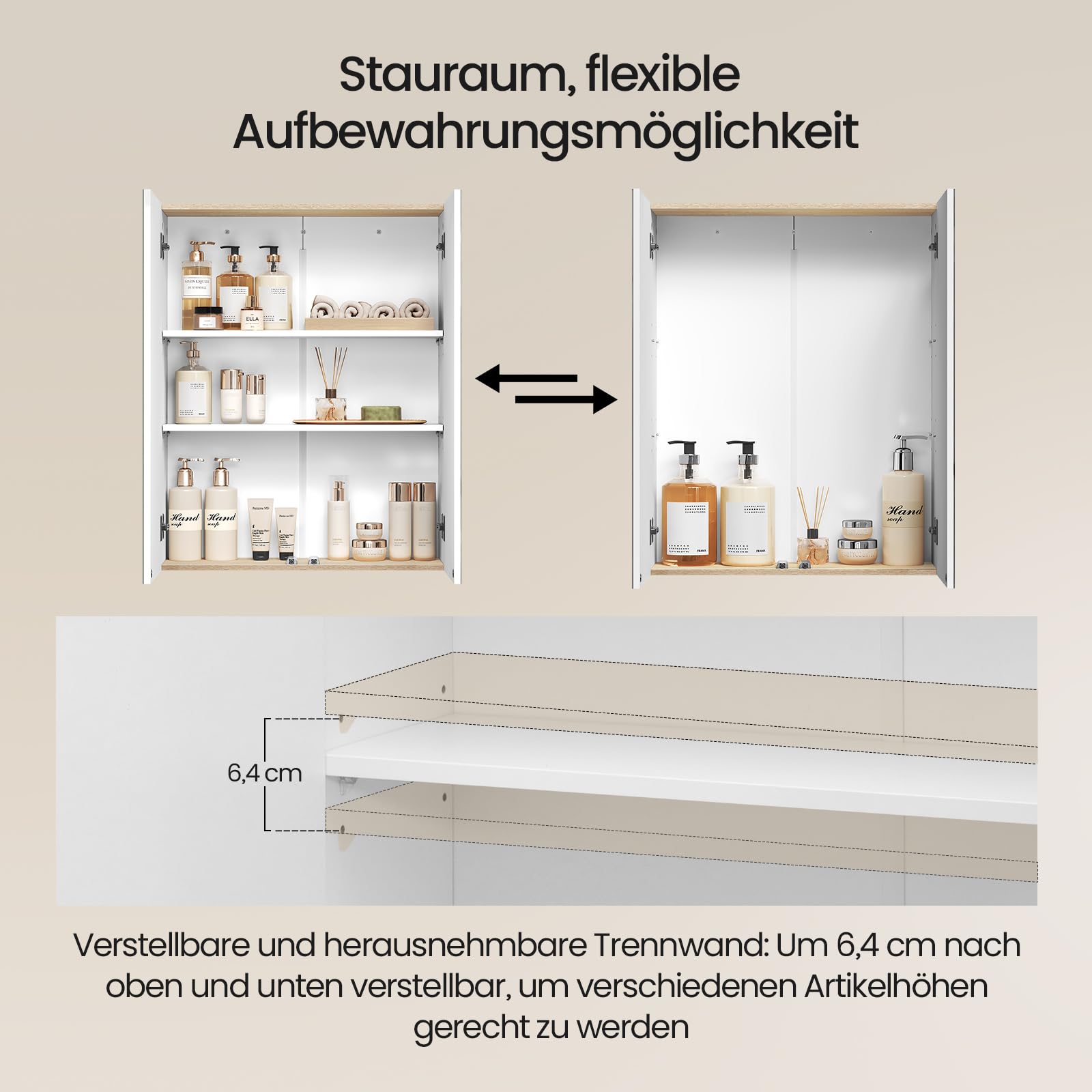 eugad-aufbewahrung-spiegelschrank-60-cm-wei-helle-eiche image 6