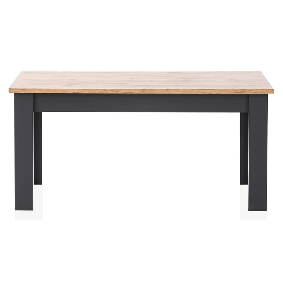 lomadox-esszimmer-esstisch-eiche-anthrazit-160x90-cm-landhaus image 1
