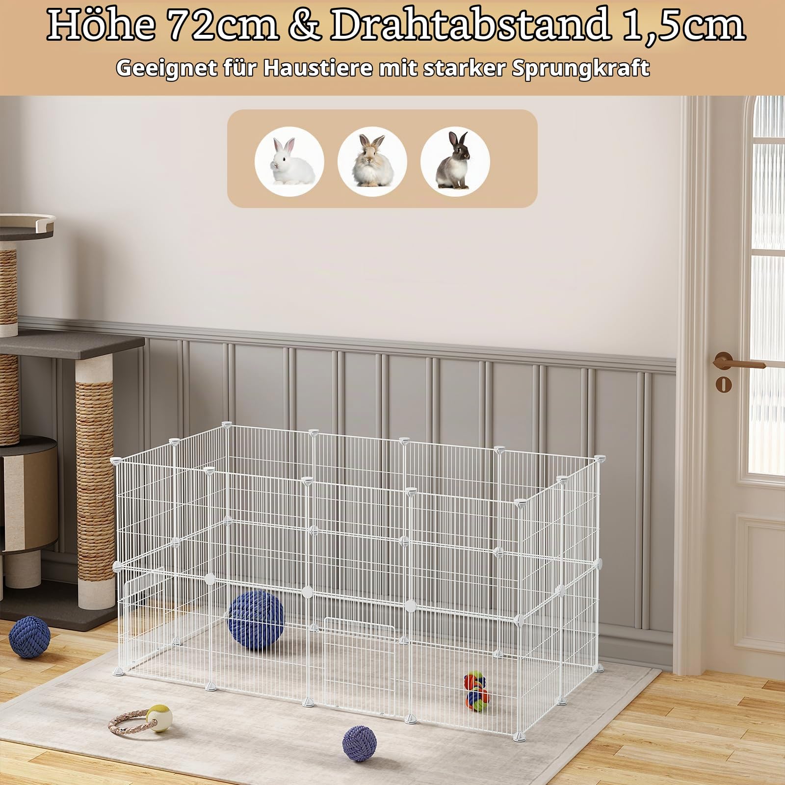 eugad-freigehege-kaninchen-kleintiergehege-modular-gehege image 3