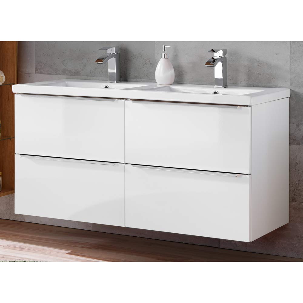 lomadox-badm-bel-doppelwaschtisch-wei-hochglanz-121-cm image 1