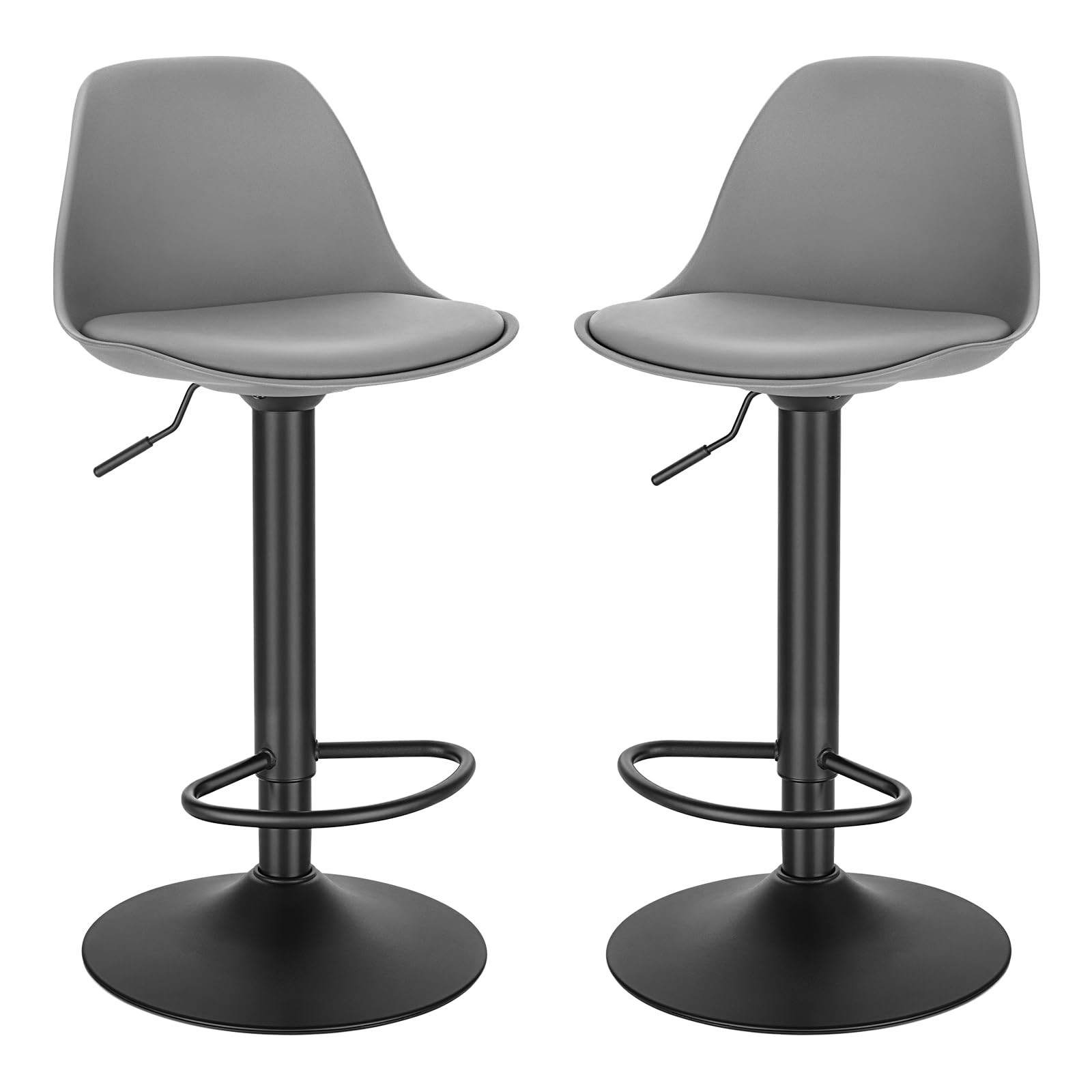 eugad-barhocker-2er-set-schwarz-drehbar-h-henverstellbar image 8