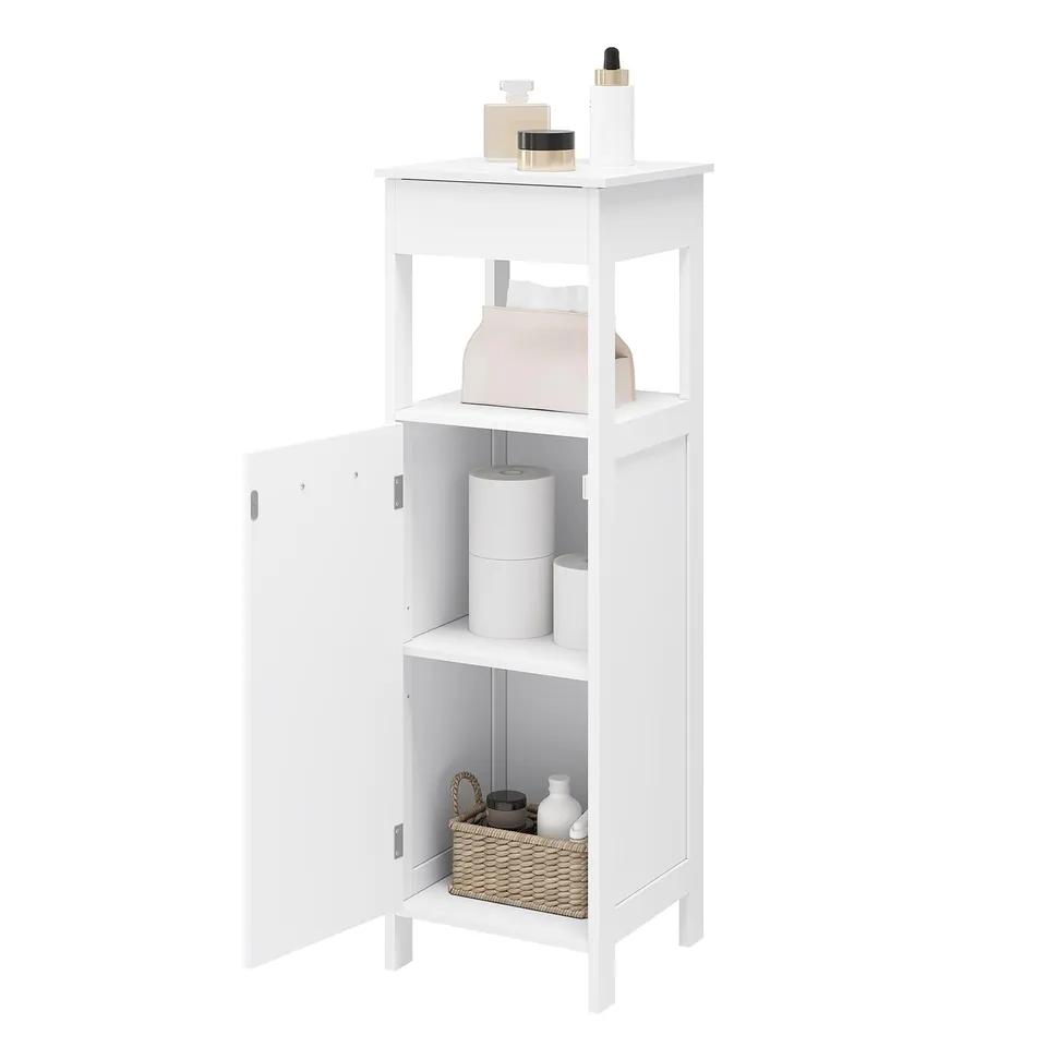 eugad-badezimmerschrank-wei-mit-t-r-32x99x30-cm image 1