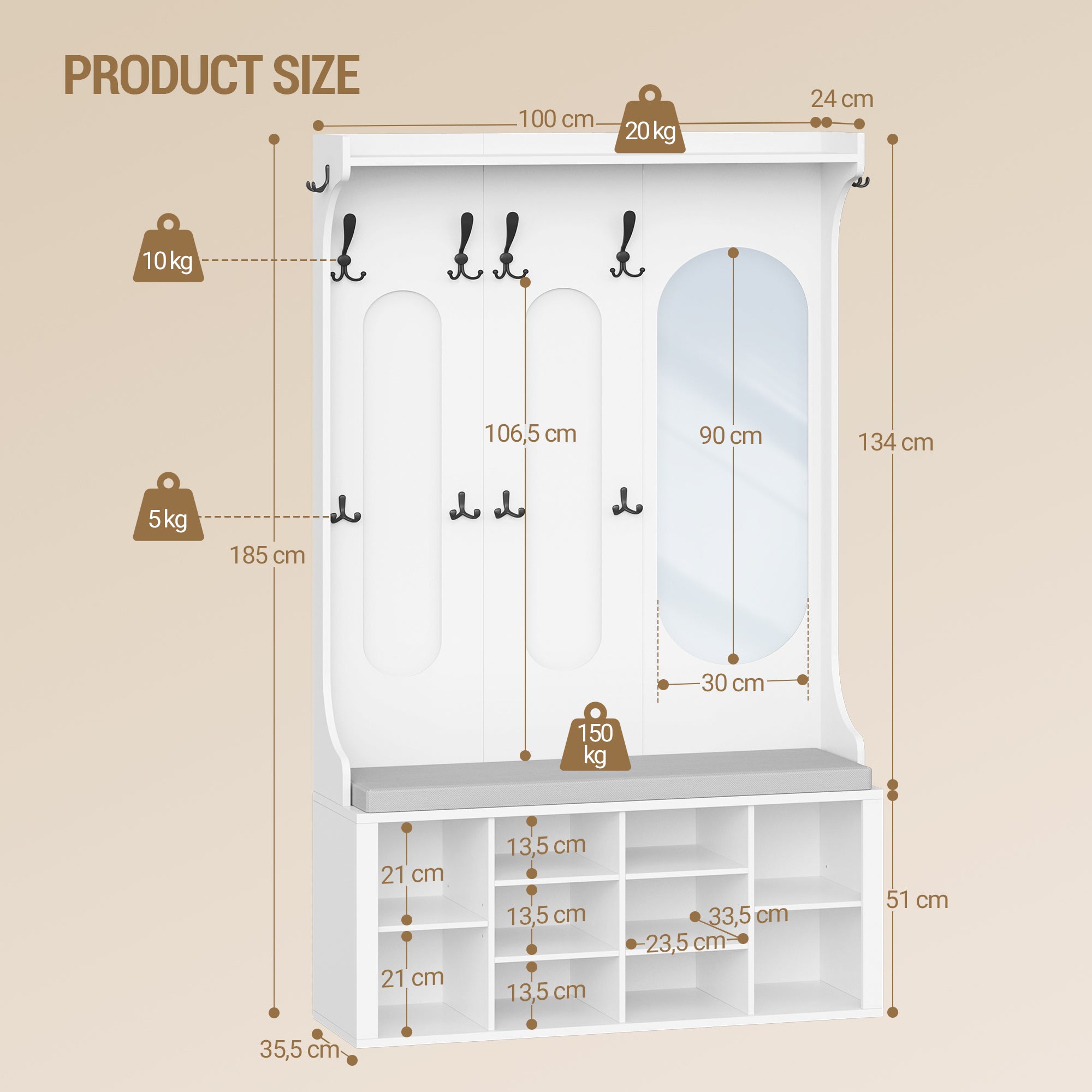 hzuaneri-living-room-ht23503x-garderobe-wei-mit-spiegel image 3
