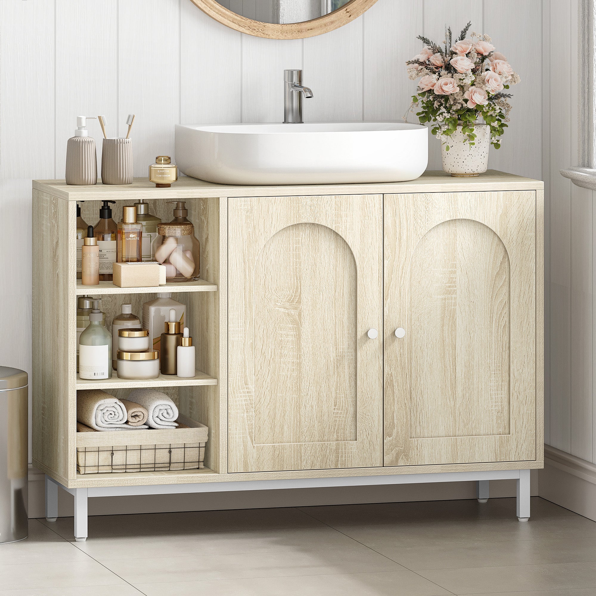 hzuaneri-bathroom-waschbeckenunterschrank-helle-eiche-90-cm image 2