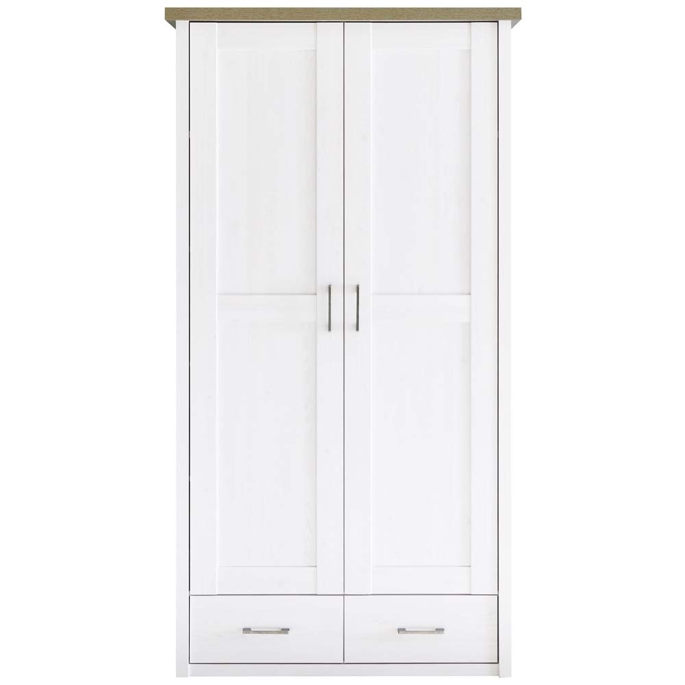 lomadox-lund-78-kleiderschrank-pinie-wei-106-cm-2-t-rig image 4