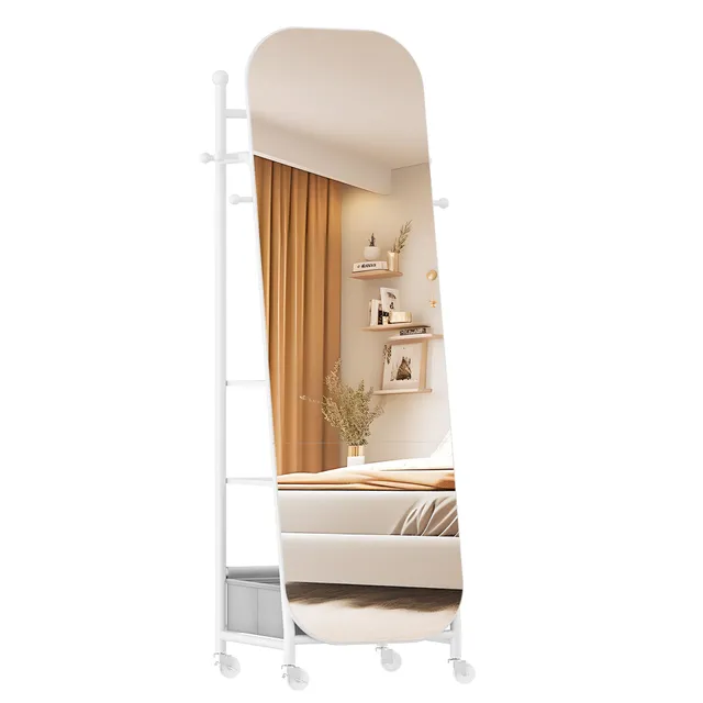 hzuaneri-bedroom-dm41703w-standspiegel-wei-mit-rollen image 1