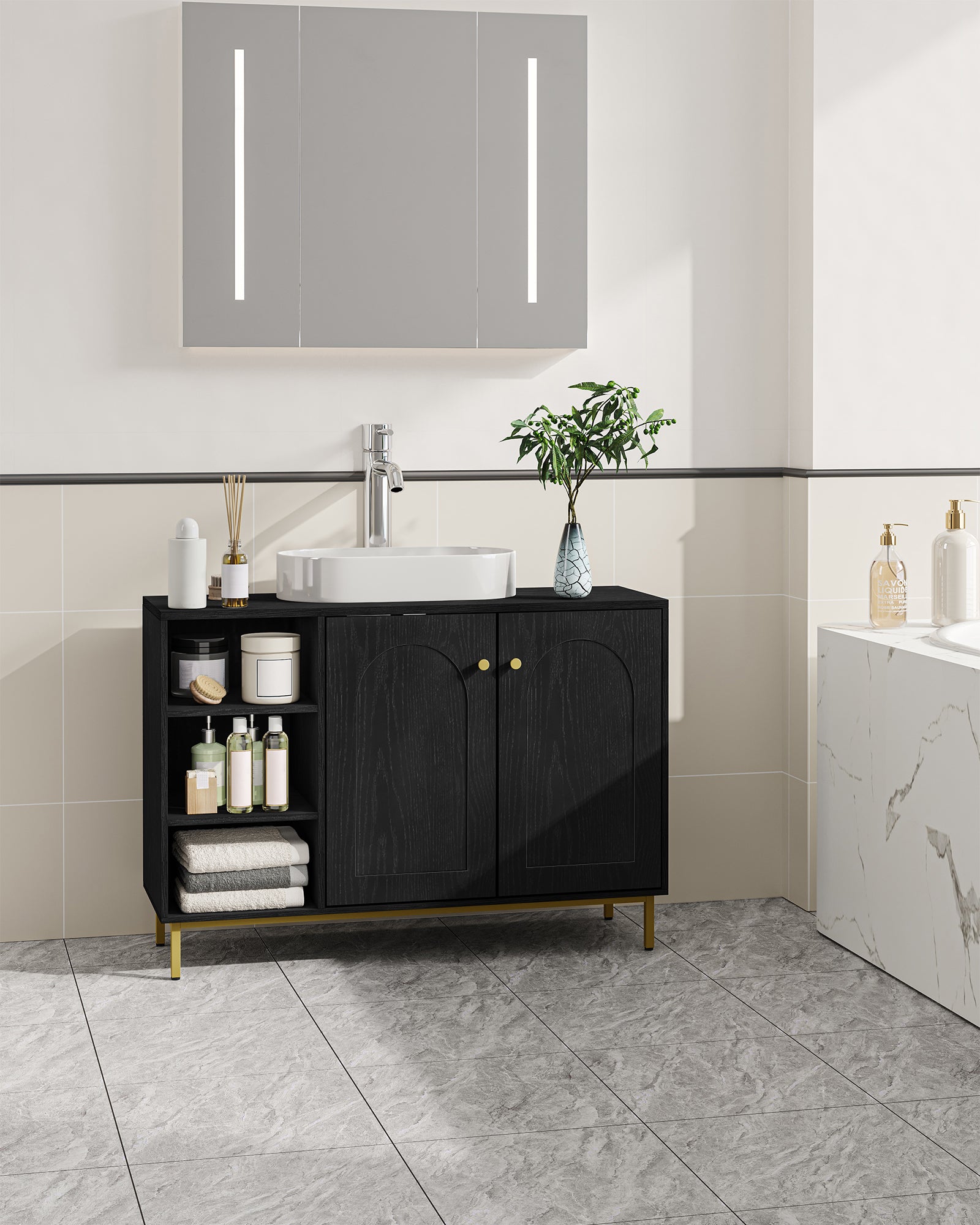 hzuaneri-bathroom-bc09804g-waschbeckenunterschrank-hell-eiche-90cm image 1