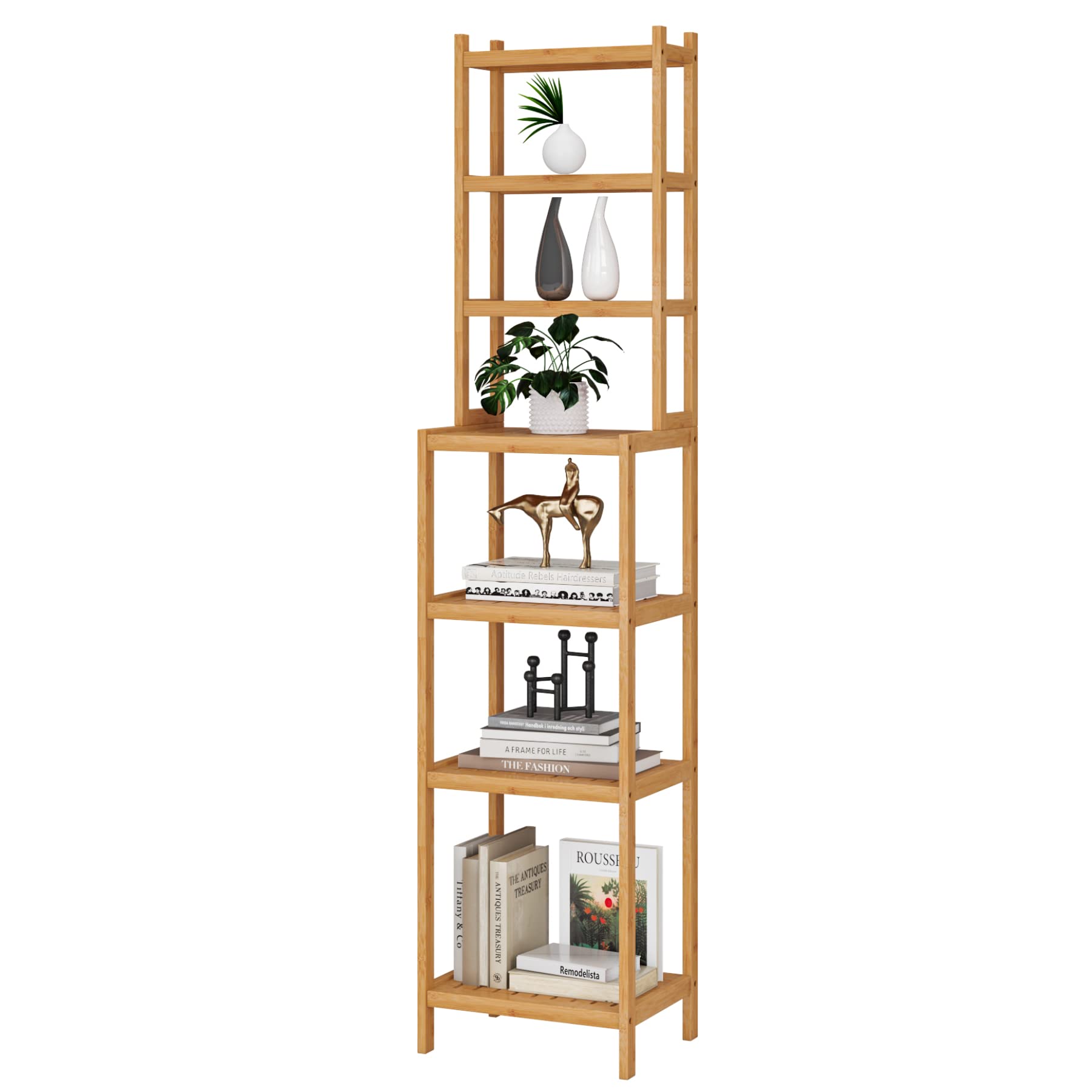 forehill-bathroom-shelf-badregal-bambus-7-ablagen-teilbar-2 image 1
