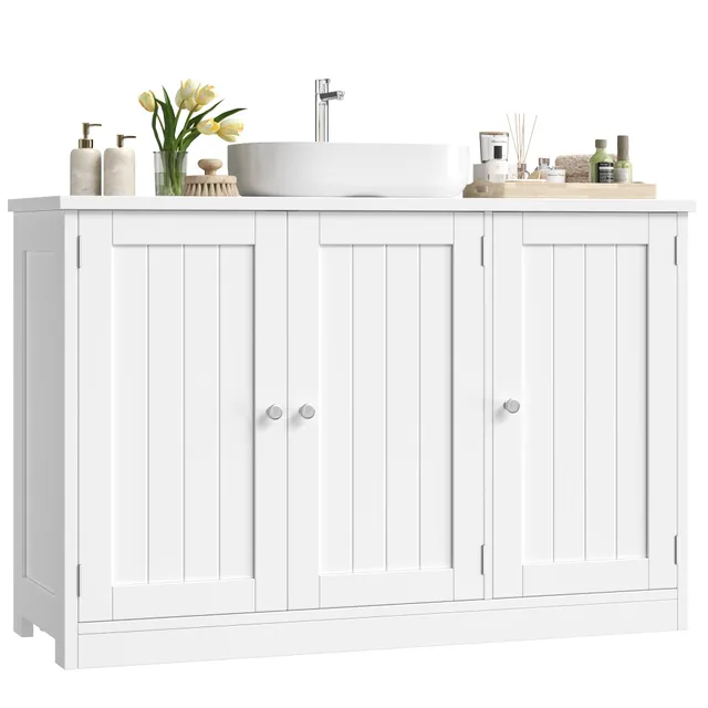 forehill-waschbeckenunterschrank-90cm-wei-badunterschrank image 1