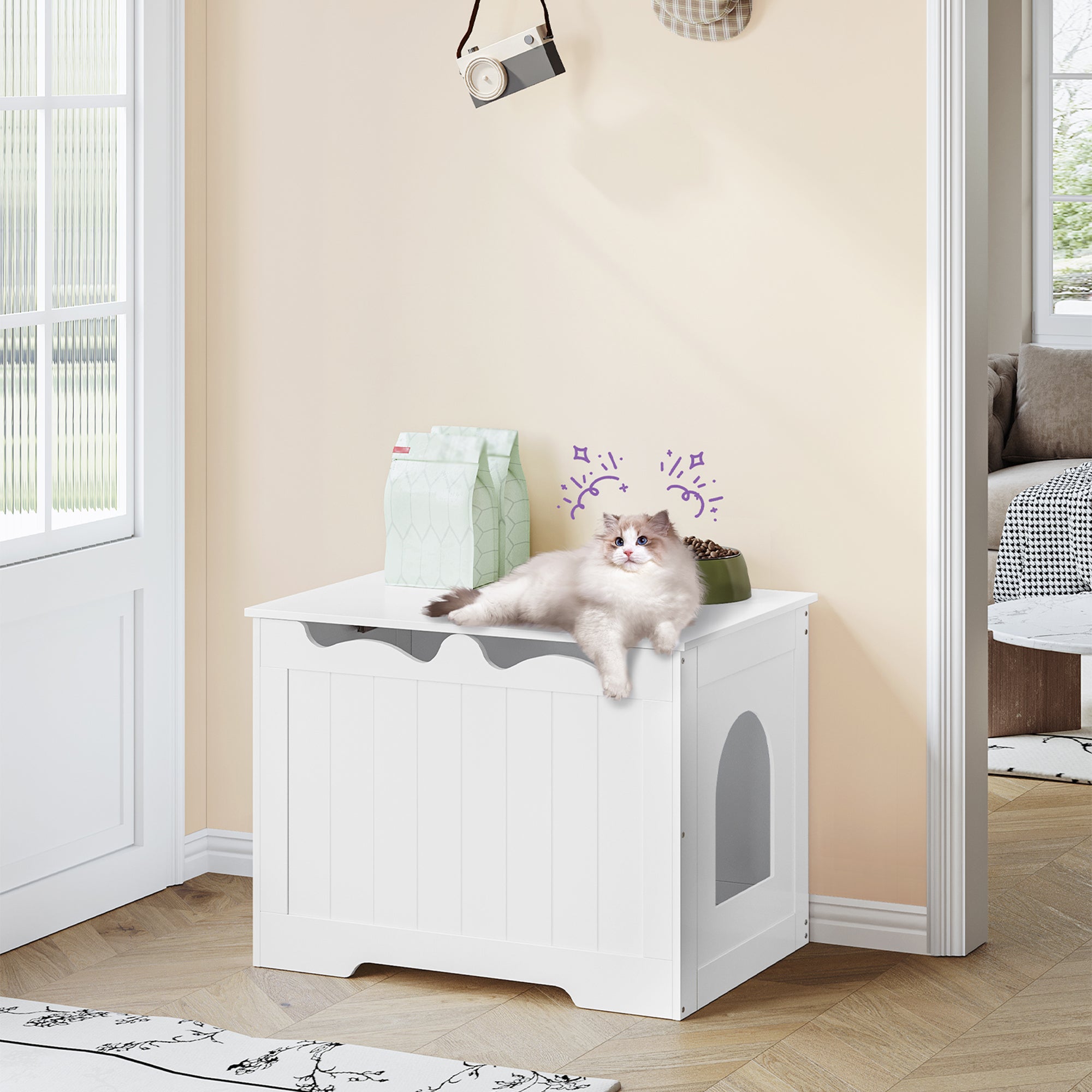 hzuaneri-pet-cb84803x-katzenschrank-wei-70-cm-top-ffnung image 1