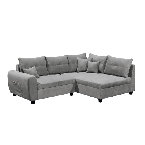 lomadox-wohnzimmer-ecksofa-l-form-dunkelgrau-velours-schlaffunktion image 6