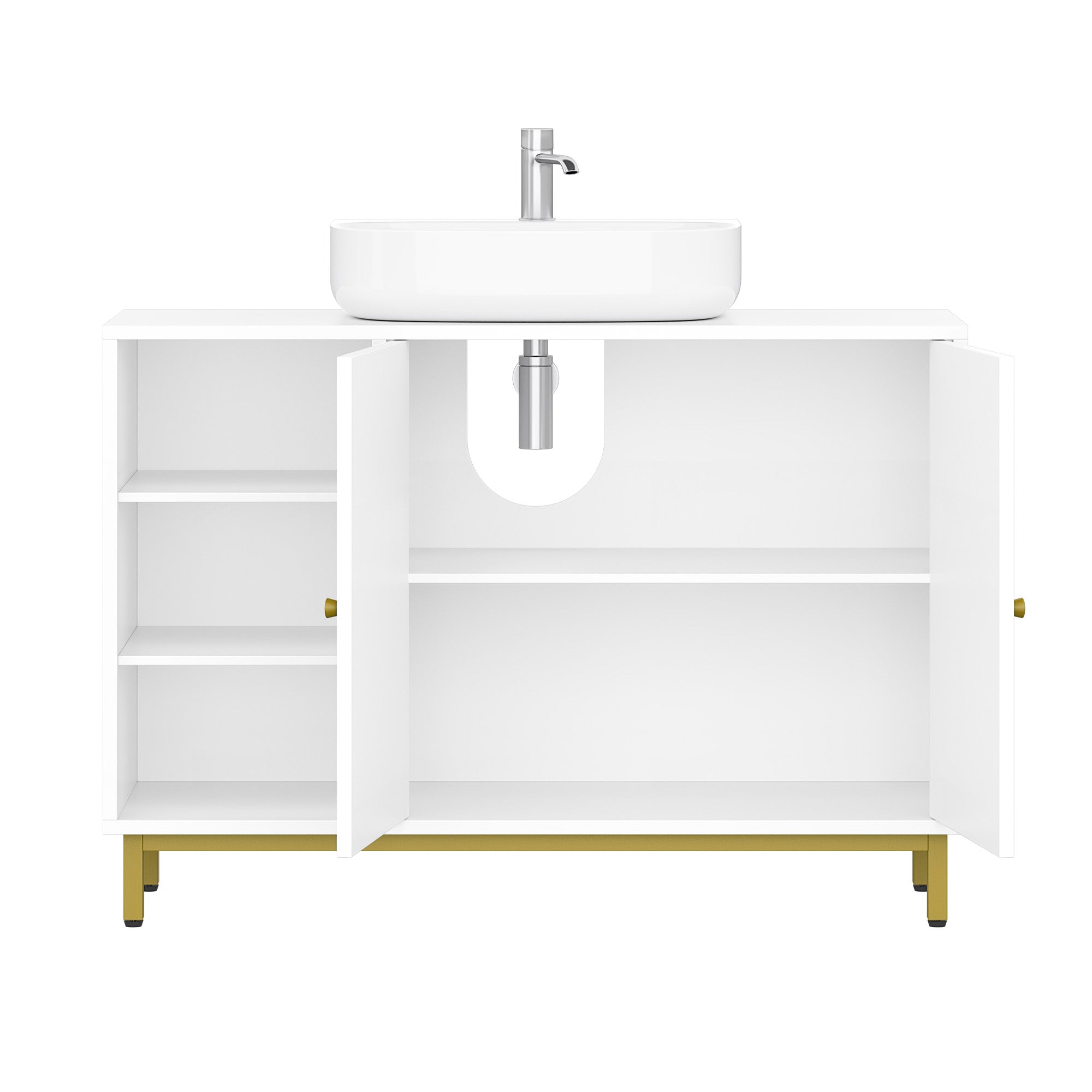 hzuaneri-bathroom-waschbeckenunterschrank-wei-gold-90-cm image 2