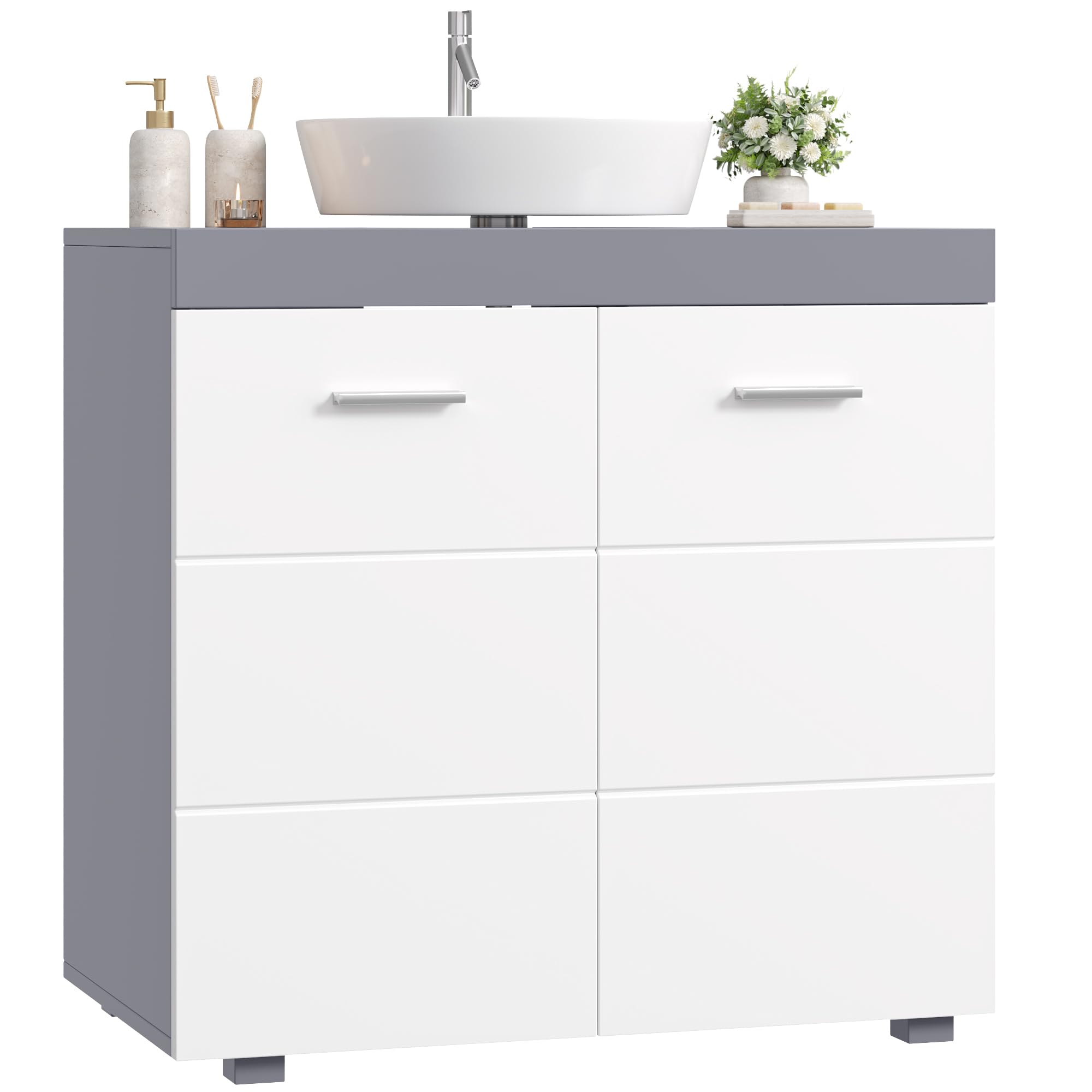 forehill-bathroom-vanity-unit-waschbeckenunterschrank-60-cm-grau image 1