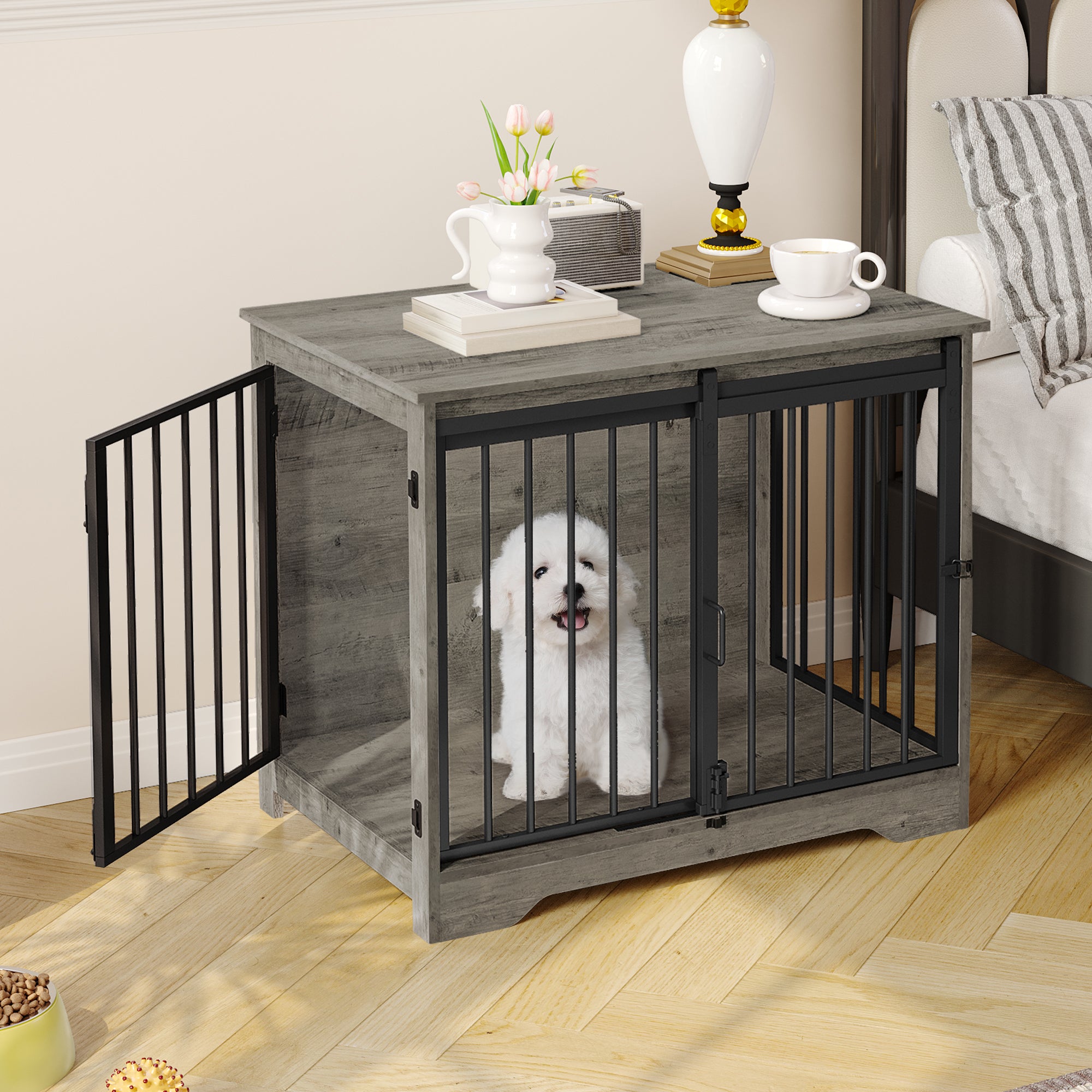 hzuaneri-dfc83605b-hundebox-hellbeige-holz-81-cm image 2