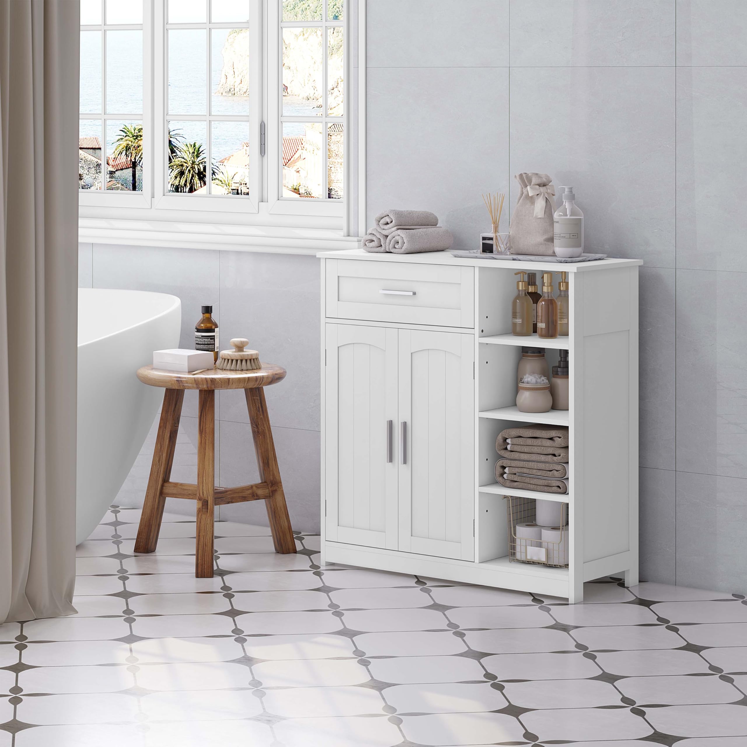 eugad-badschrank-wei-80x80-mit-schublade-t-ren image 2
