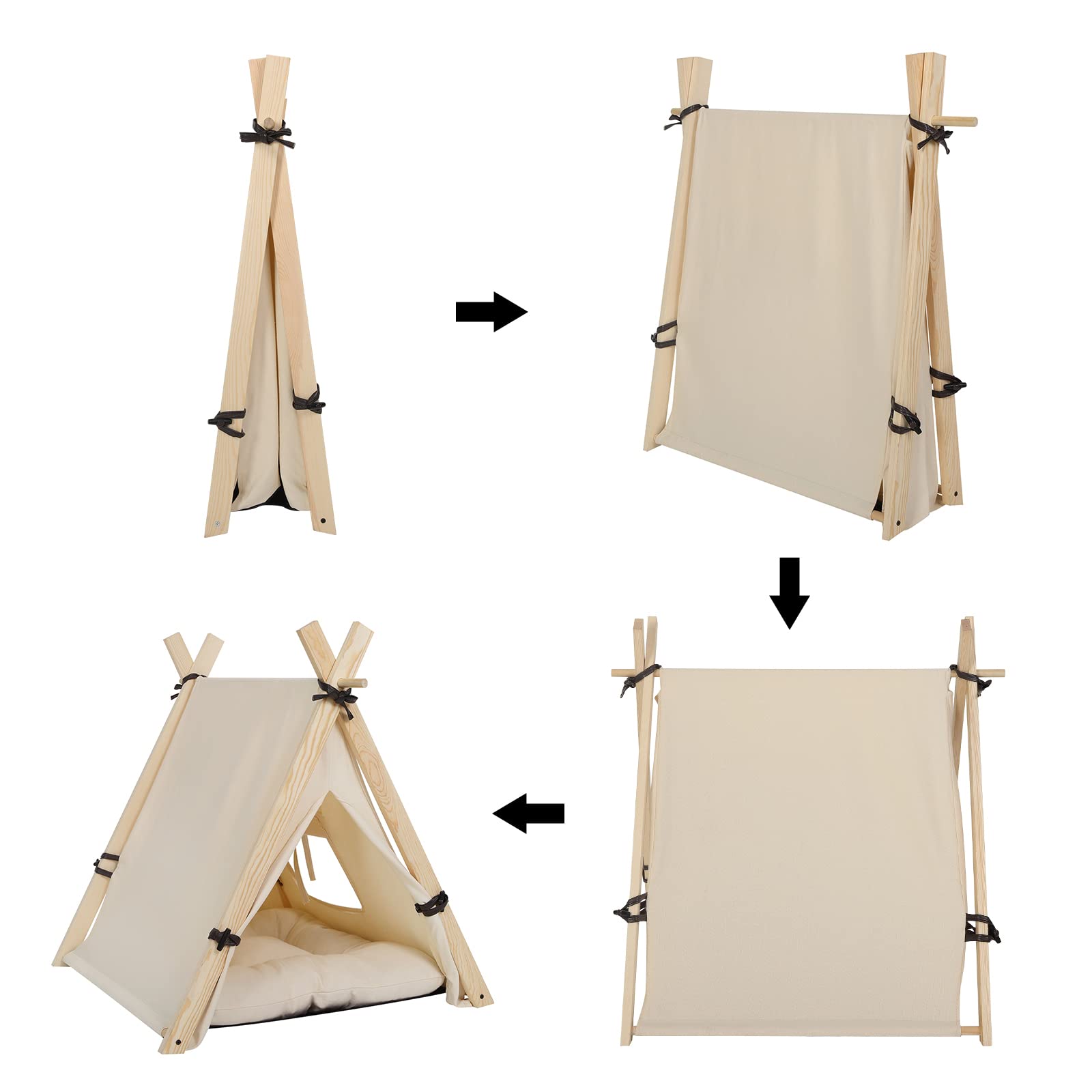 eugad-tipi-zelt-haustierzelt-f-r-katze-hund-45x45x55cm-waschbar image 5