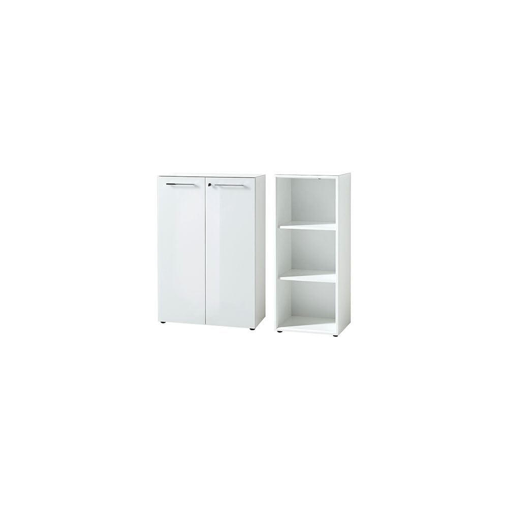 lomadox-b-ro-aktenschrank-set-wei-glas-80-50cm-made-in-germany image 1