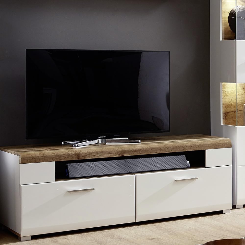 lomadox-wohnzimmer-wohnwand-wei-eiche-led-315-cm-set image 4