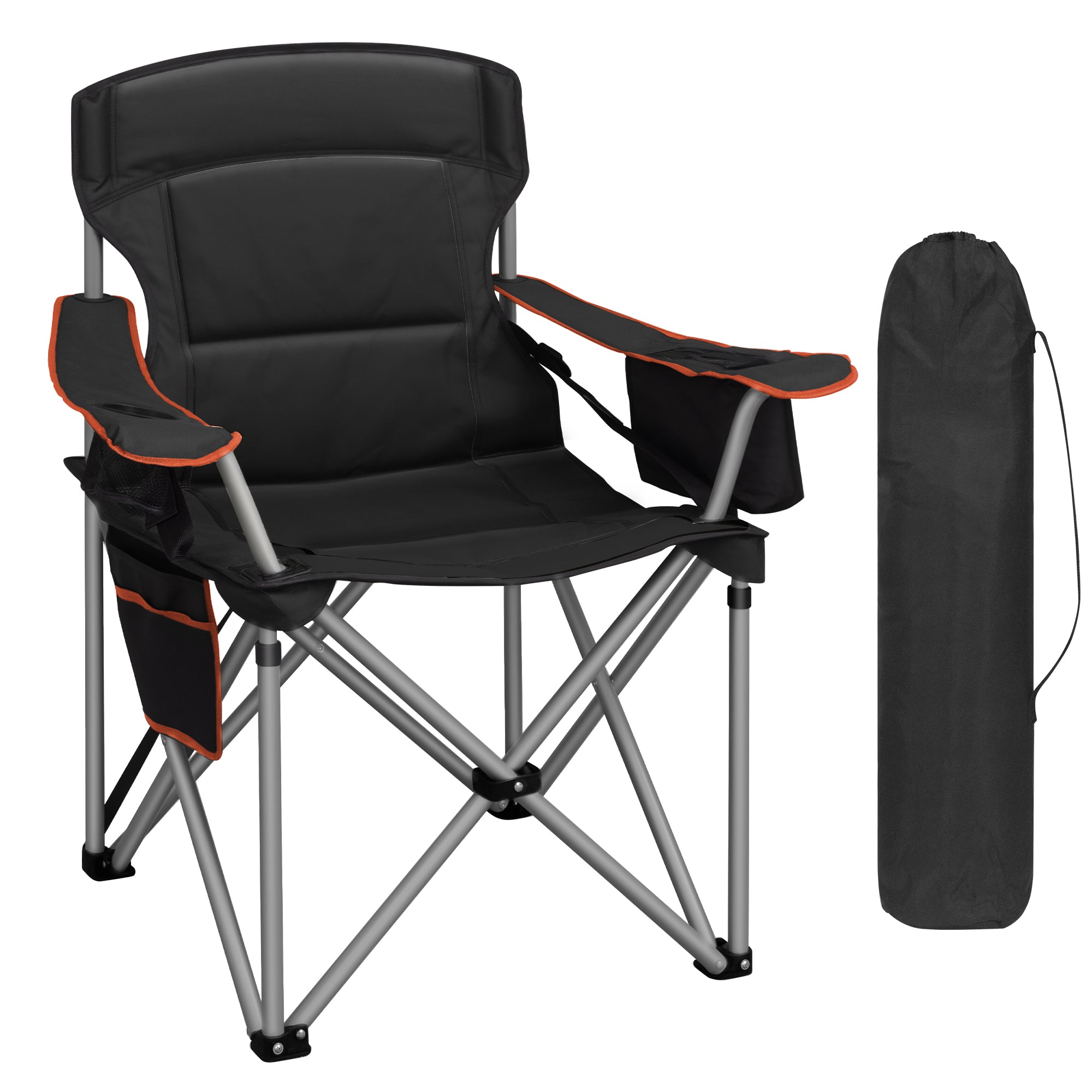 hzuaneri-living-room-cc00299eo-campingstuhl-schwarz-orange-220kg image 1