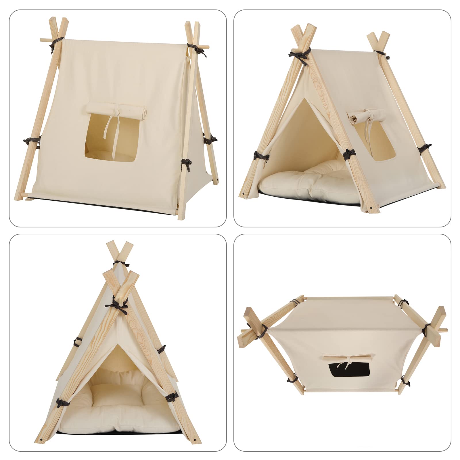 eugad-tipi-zelt-haustierzelt-f-r-katze-hund-45x45x55cm-waschbar image 7