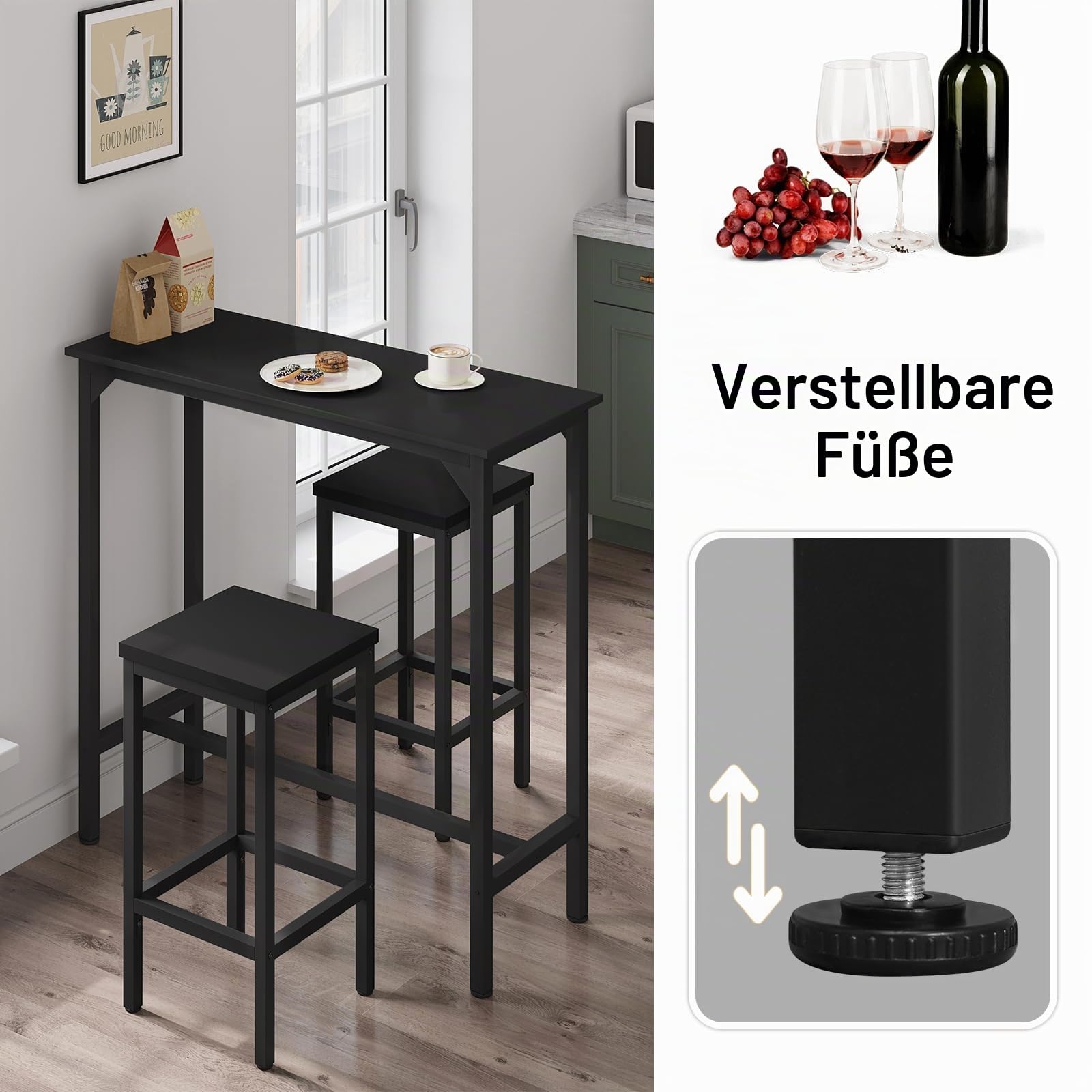 eugad-bartisch-100x40x100-schmal-helle-eiche-wei-metall image 8