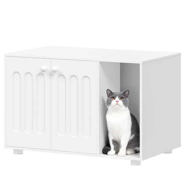 hzuaneri-pet-cb87903x-katzenklo-schrank-wei-80cm-holz image 1