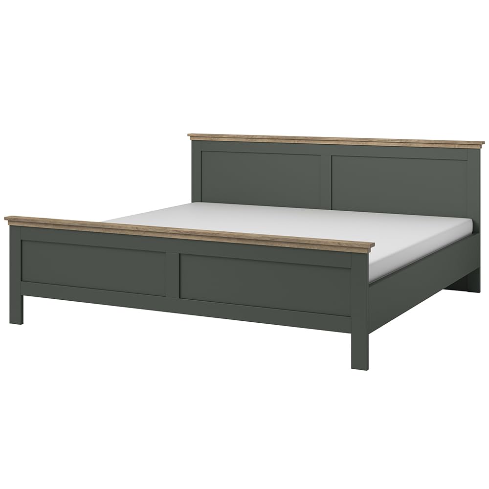 lomadox-schlafen-doppelbett-160x200-gr-n-eiche-landhaus image 1
