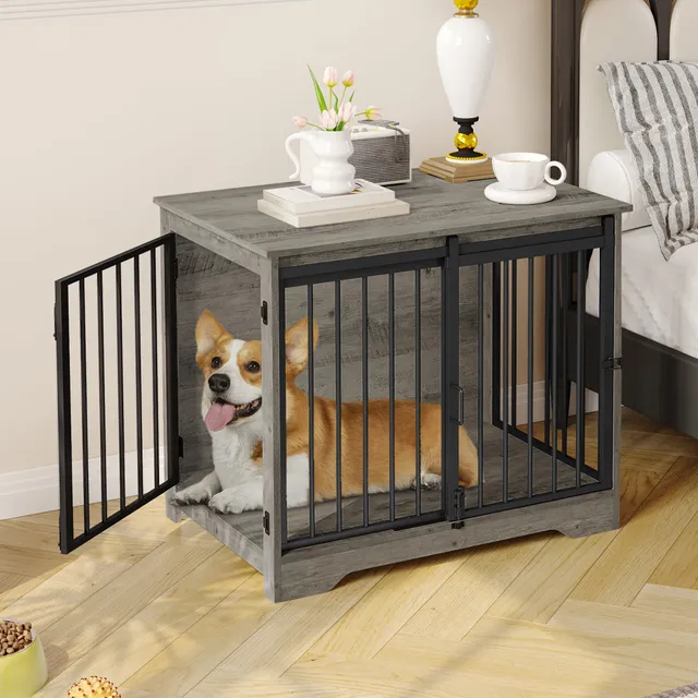 hzuaneri-dfc83605b-hundebox-hellbeige-holz-81-cm image 1