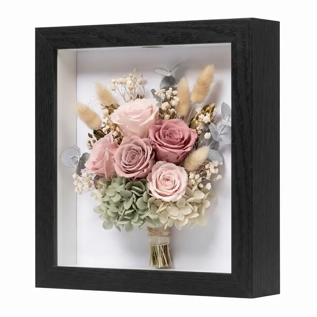 eugad-3d-bilderrahmen-20x20-cm-schwarz-zum-bef-llen image 1