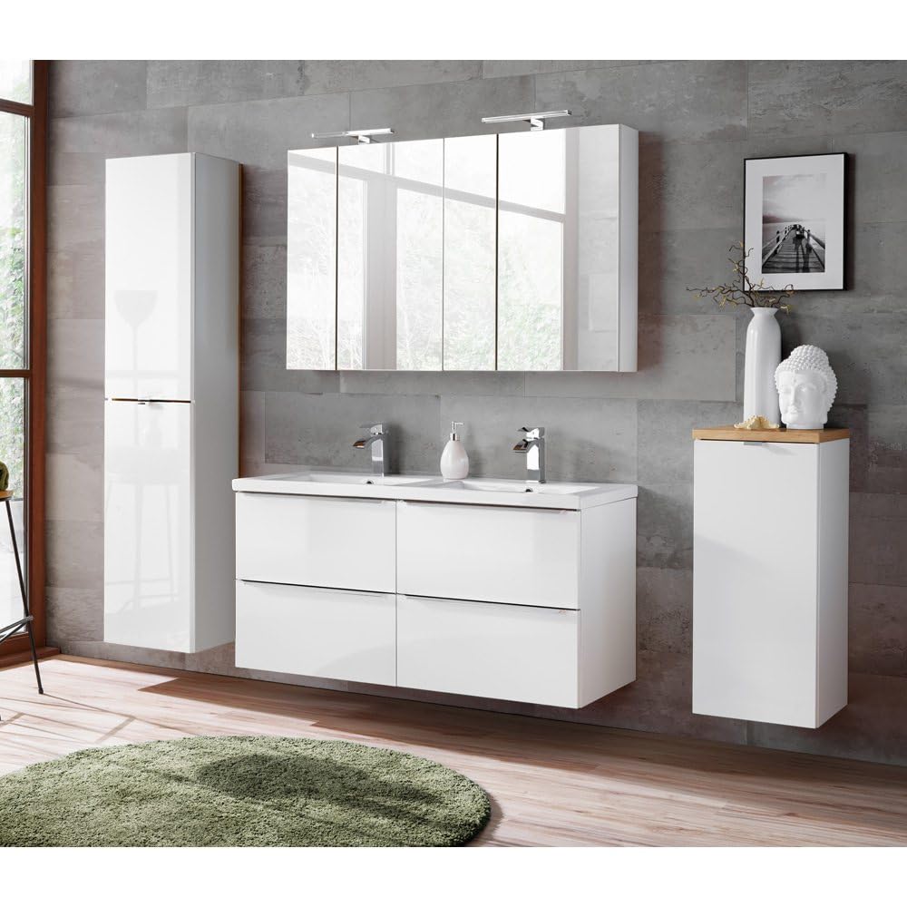 lomadox-badm-bel-doppelwaschtisch-wei-hochglanz-121-cm image 2