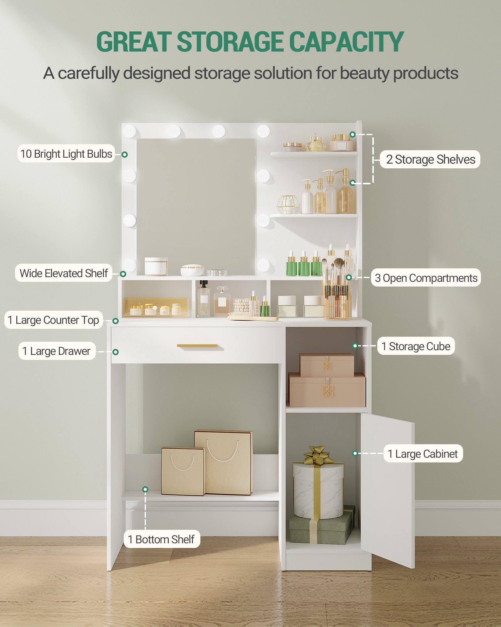 hzuaneri-bedroom-schminktisch-wei-mit-spiegel-led-und-schrank image 6