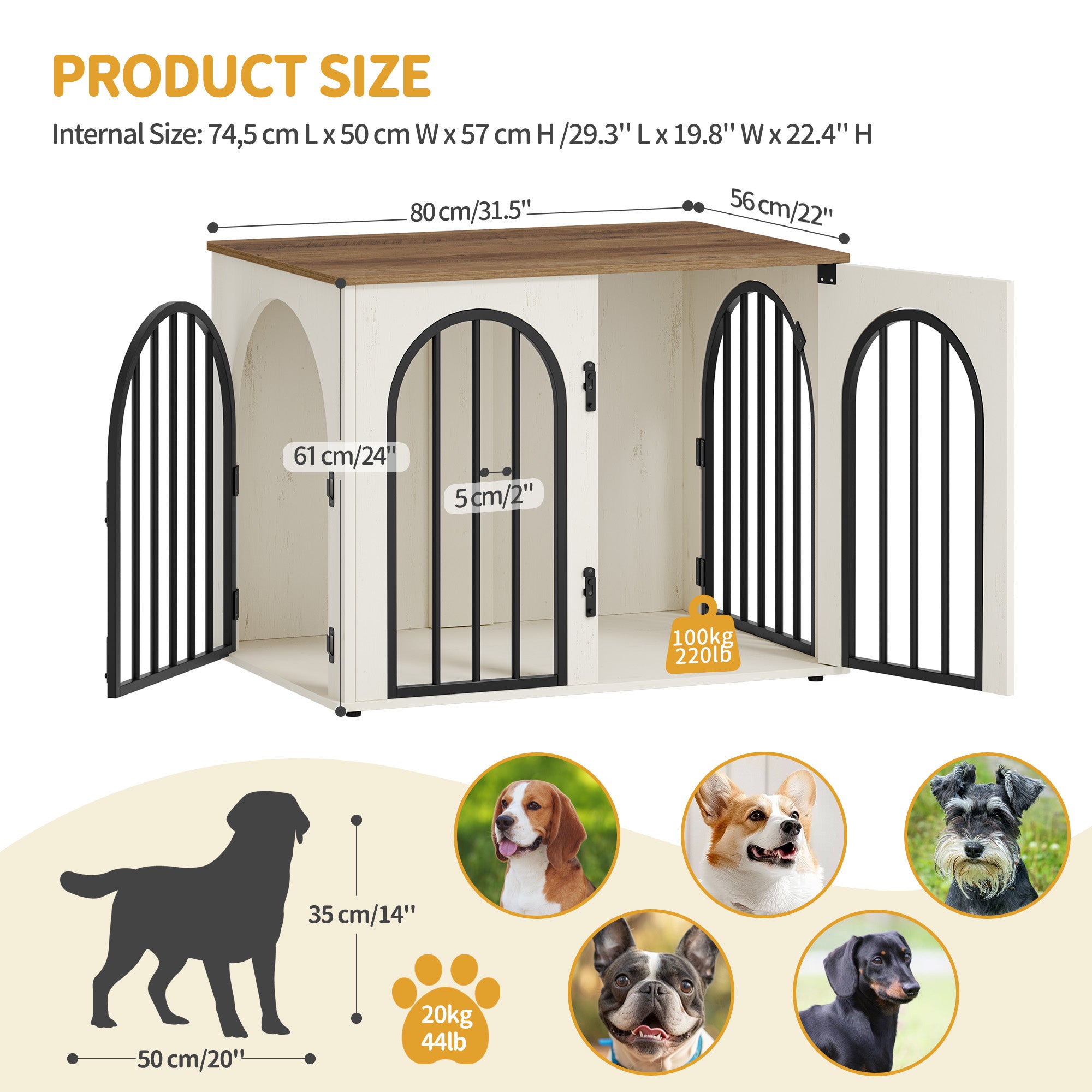 hzuaneri-pet-hundebox-m-bel-80cm-wei-braun-3-t-ren image 3