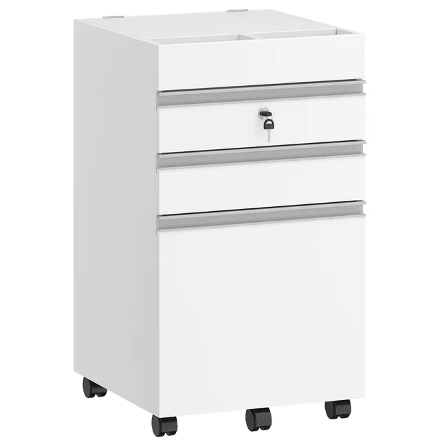 hzuaneri-fc41003x-rollcontainer-wei-abschlie-bar-a4-3-schubladen image 1