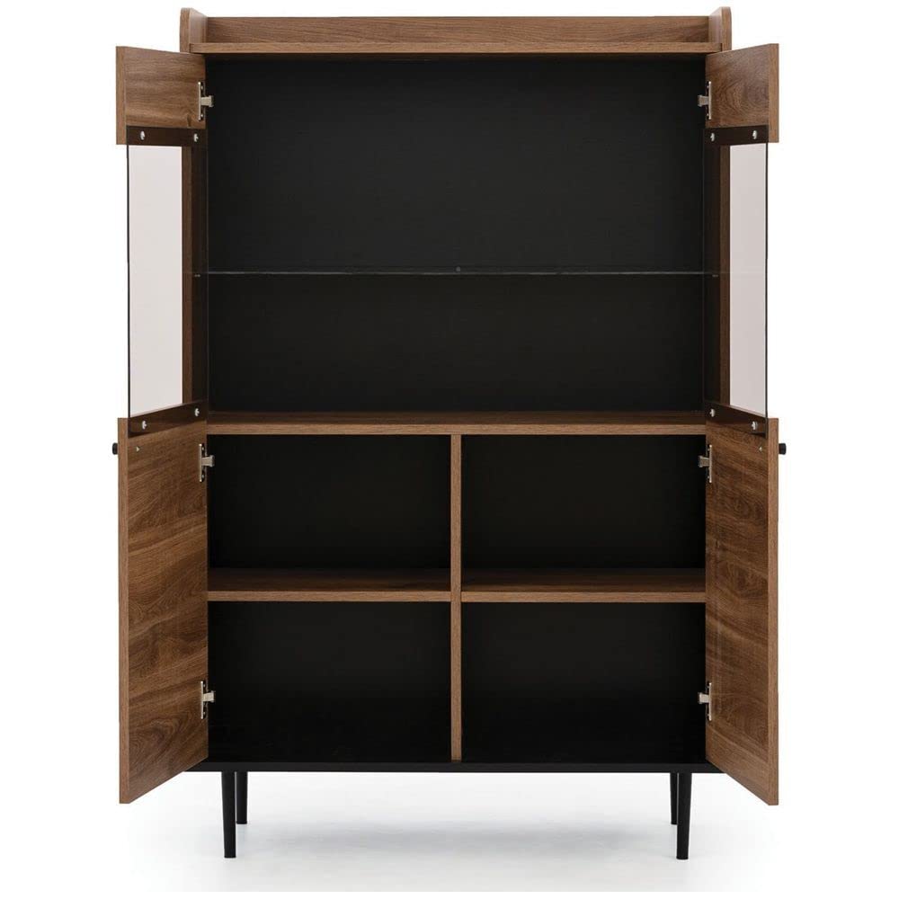 lomadox-wohnzimmer-wohnwand-eiche-vintage-6-tlg-mit-couchtisch image 3