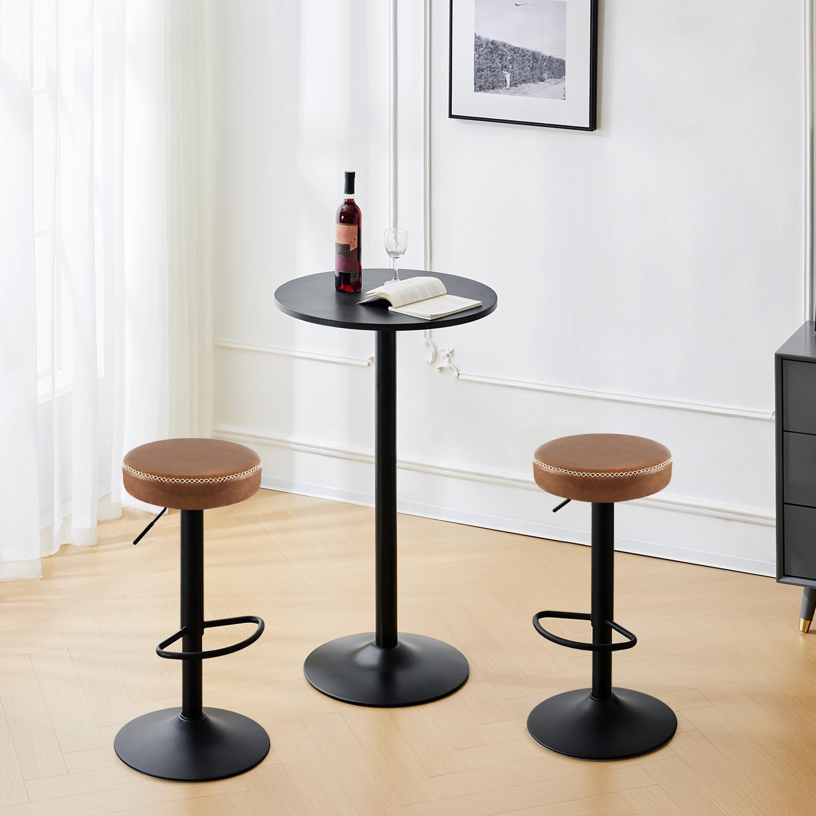 eugad-1085by-1-barhocker-braun-kunstleder-h-henverstellbar image 4