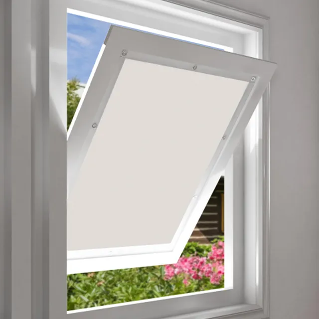 eugad-wohnaccessoires-dachfenster-rollo-beige-57x100cm image 1