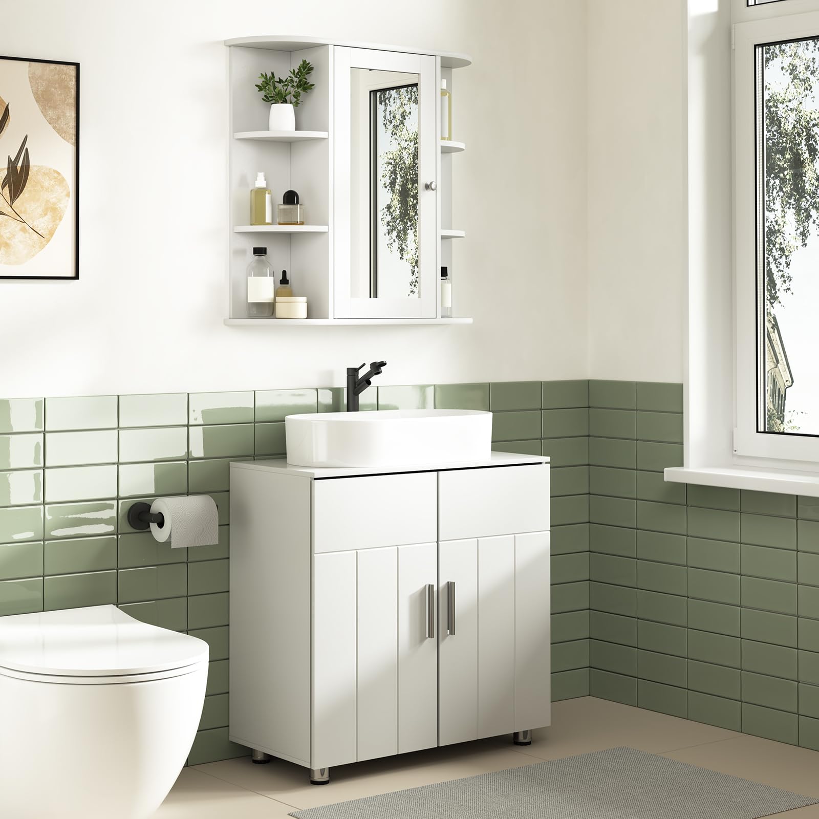 eugad-aufbewahrung-spiegelschrank-wei-60-cm-mit-ablage image 5