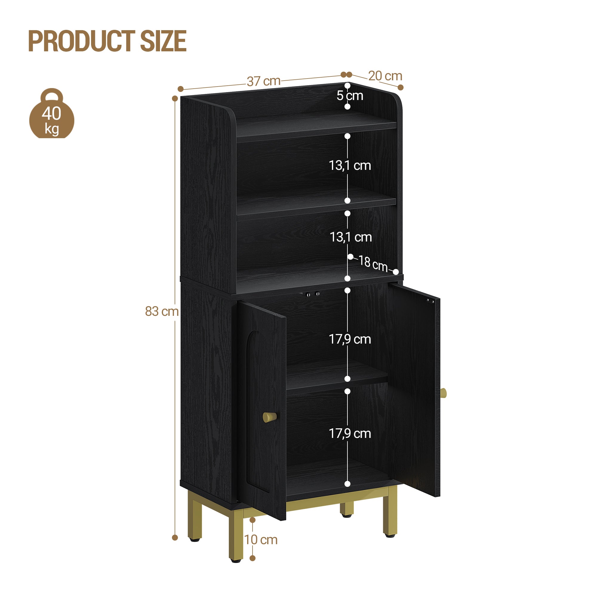 hzuaneri-bathroom-badschrank-bc48204g-schwarz-schmal-83-cm image 3