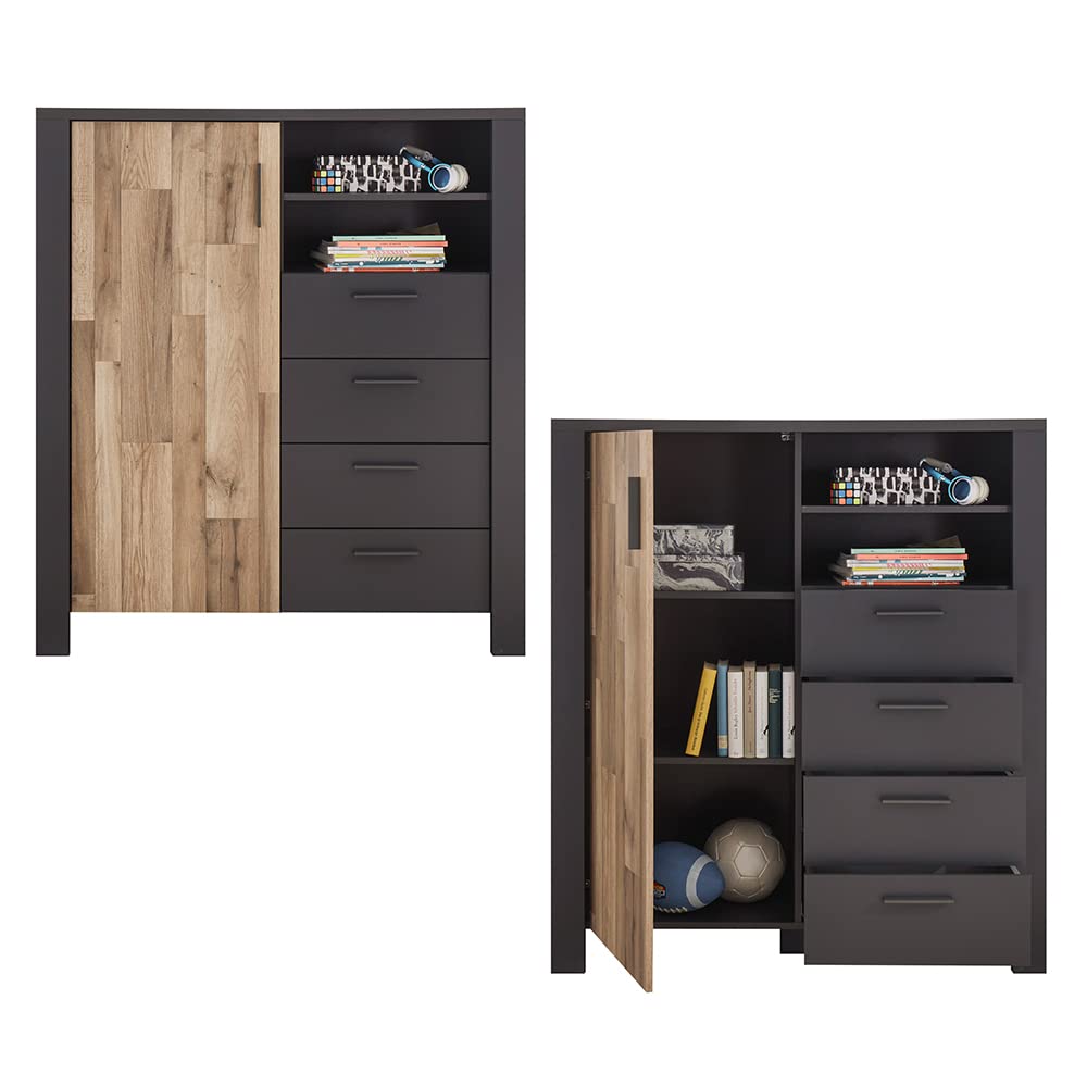 lomadox-kinderzimmer-jugendzimmer-set-montana-eiche-140x200 image 5